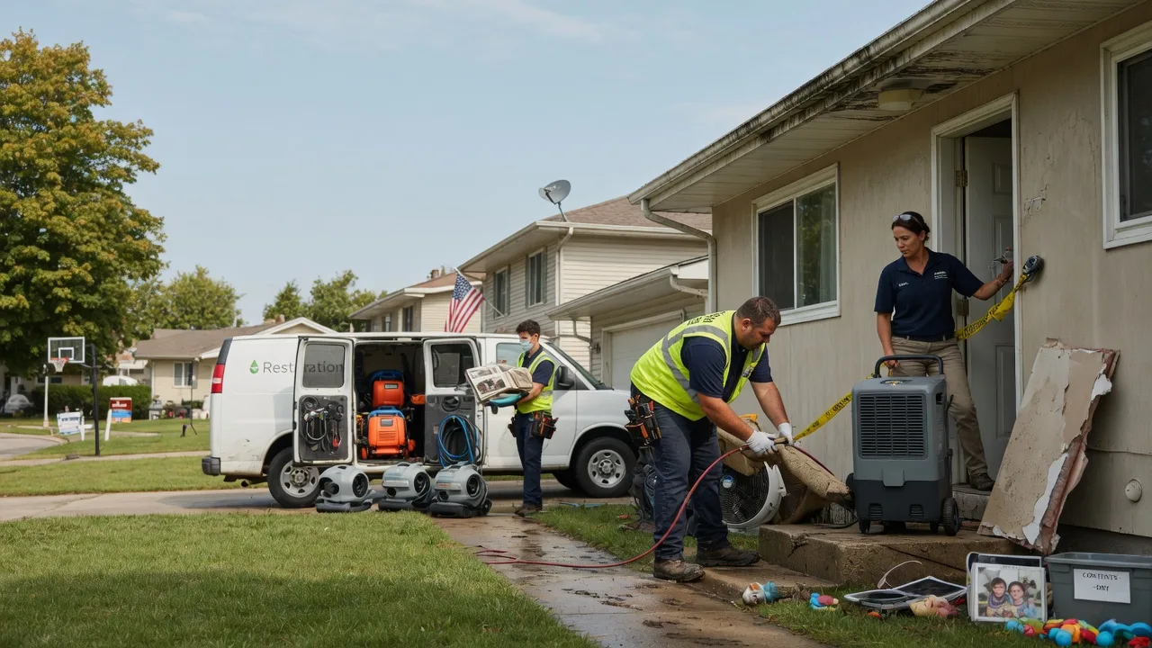 Water Damage Restoration in Strandburg, SD near me